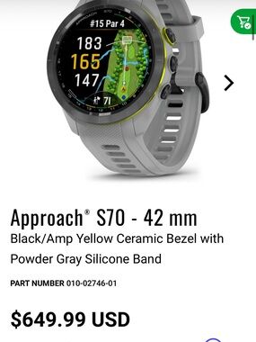 Garmin Approach S70 - 42mm